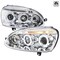 Spec-D Tuning 06-08 Volkswagen Golf Halo LED Projector Chrome LHP-GLF05-TM - alternate 1